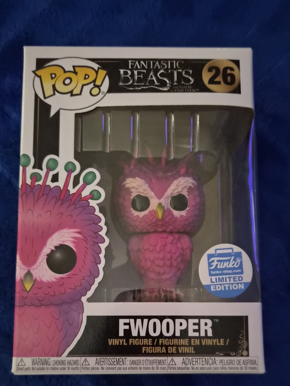 Funko Pop!  Fantastic Beasts Fwooper Pink Vinyl Figure